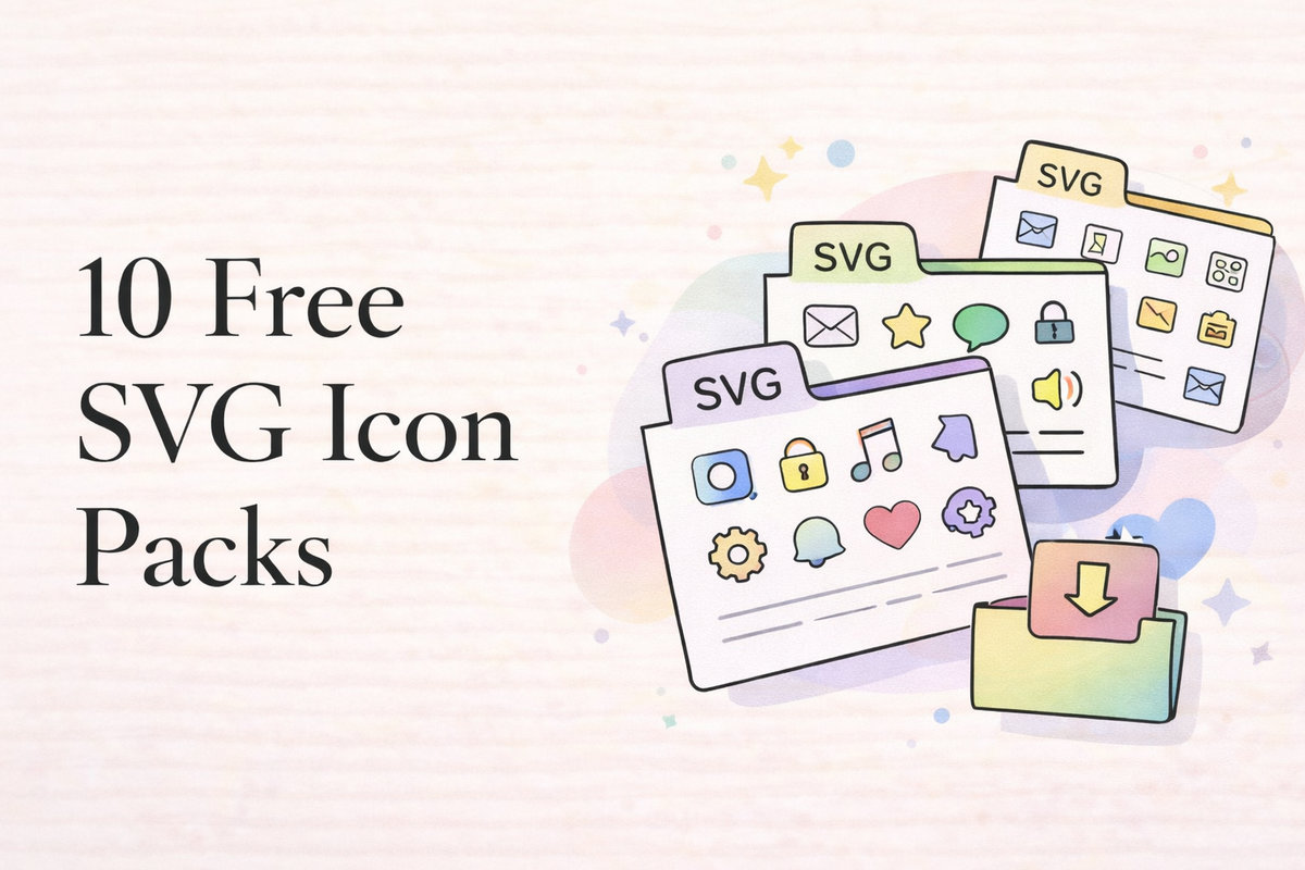10 Free SVG Icon Packs Product Teams Can Rely On